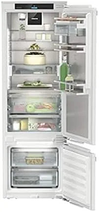 Kühl-Gefrierkombination ICBdi5182-20 LIEBHERR EB, Fassungsvermögen 256 Liter, Kompressor, Weiß, Edelstahl, Rechts, Standardtiefe, Automatisch
