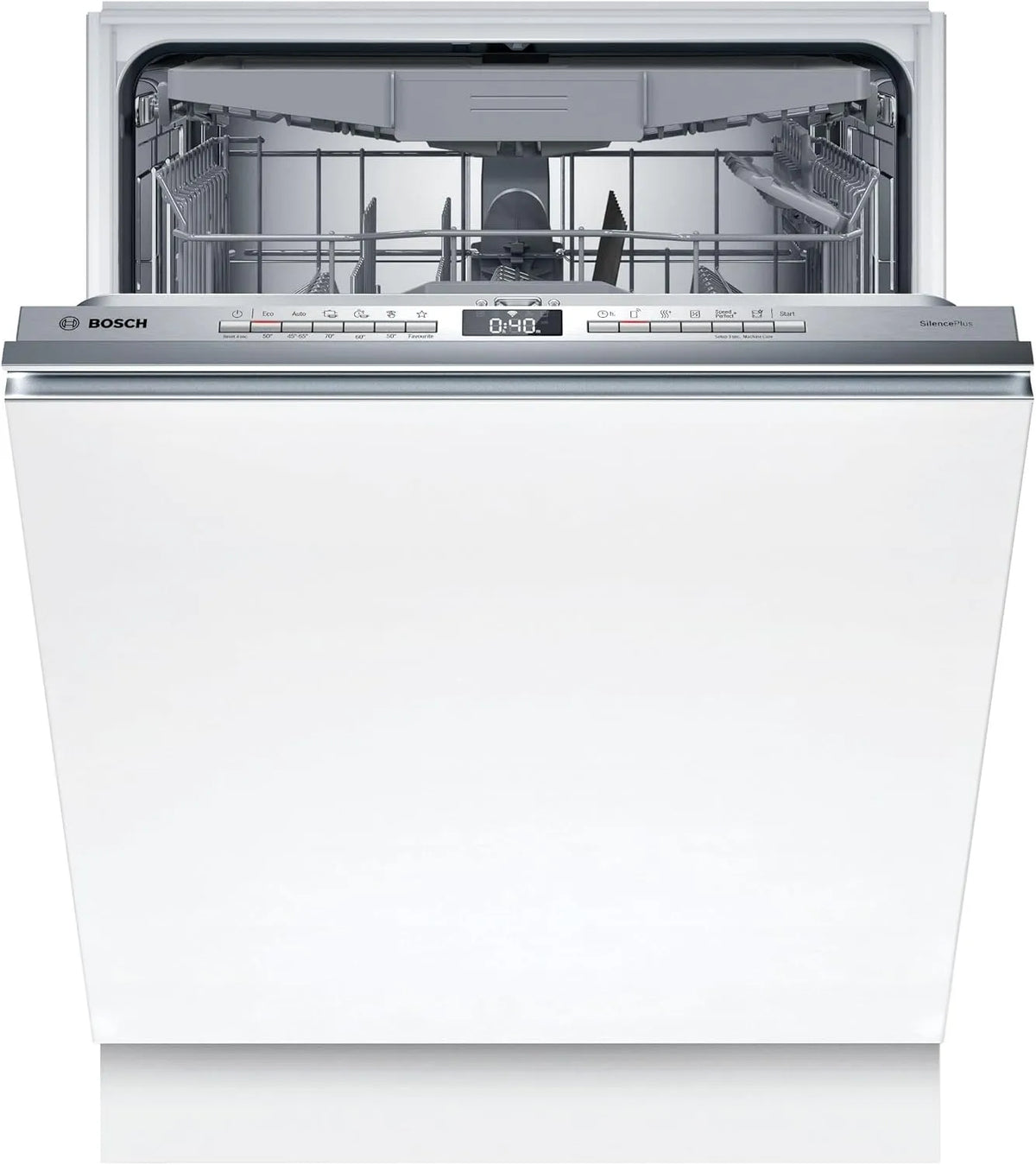 Bosch Geschirrspüler SBH4ECX28E, Serie 4, Smarter Vollintegriert 60 cm, XXL Spülmaschine, SpeedPerfect Plus, ckschublade, Made in Germany