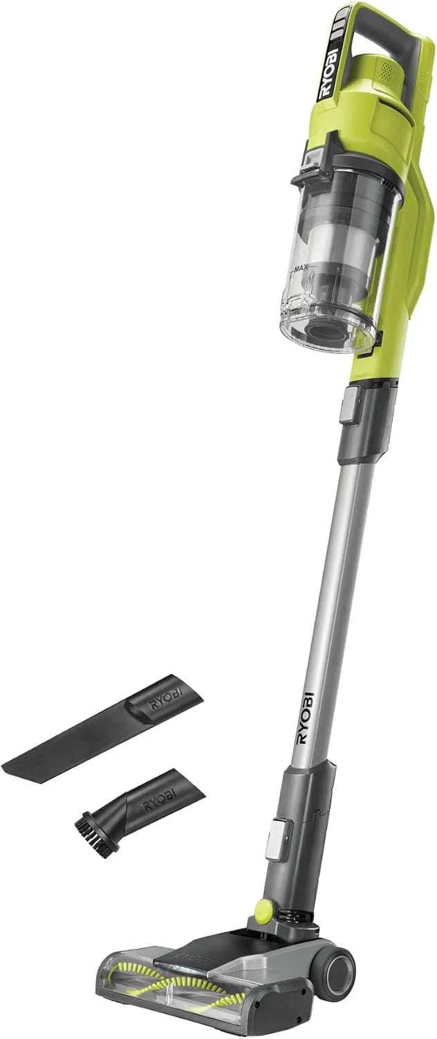 Ryobi Modell 18 V, 820 l/min Luftstrom RYOBI 18 V RSV18-0, 24 cm breite Bodendüse, Grün, ohne Akku und Ladegerät