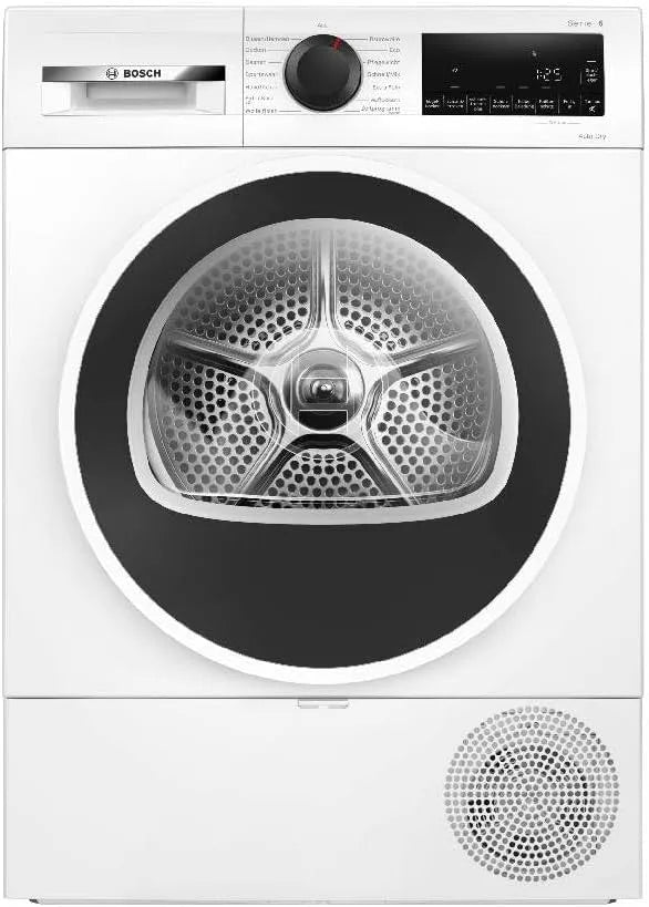 Bosch Wärmepumpentrockner WQG241001 Quick-40-Trocknen, Serie 6, Gewicht 9 kg, 63 dB, AutoDry, Nachlegefunktion, Sensitive-Drying-System, Touch-Control