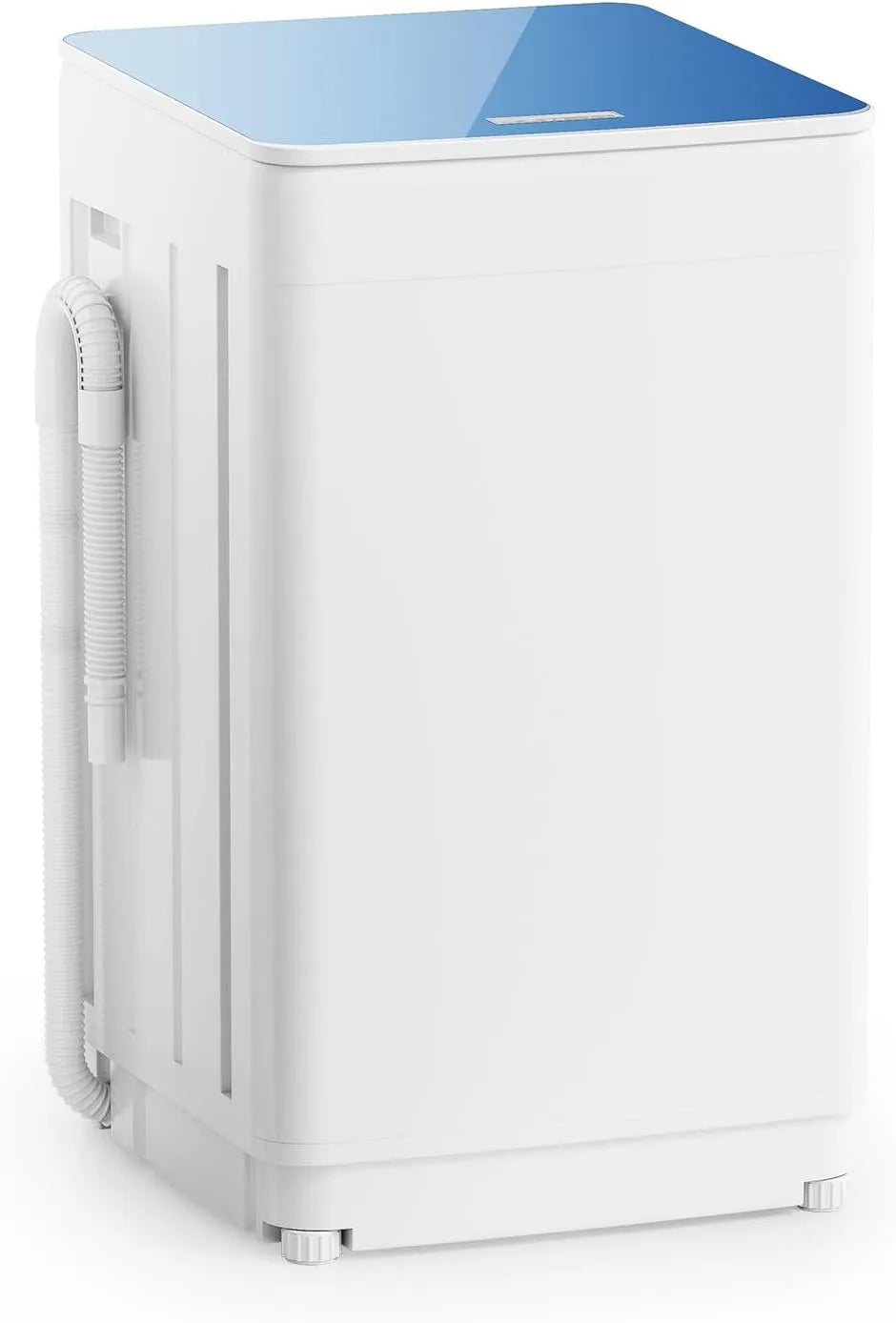 Waschmaschine, 7 Waschzyklen, Vollautomatische tragbar mit LED-Anzeige, RV, Auertech 8,2 kg tragbar, 4 Wasserstufen, Toplader für Wohnung
