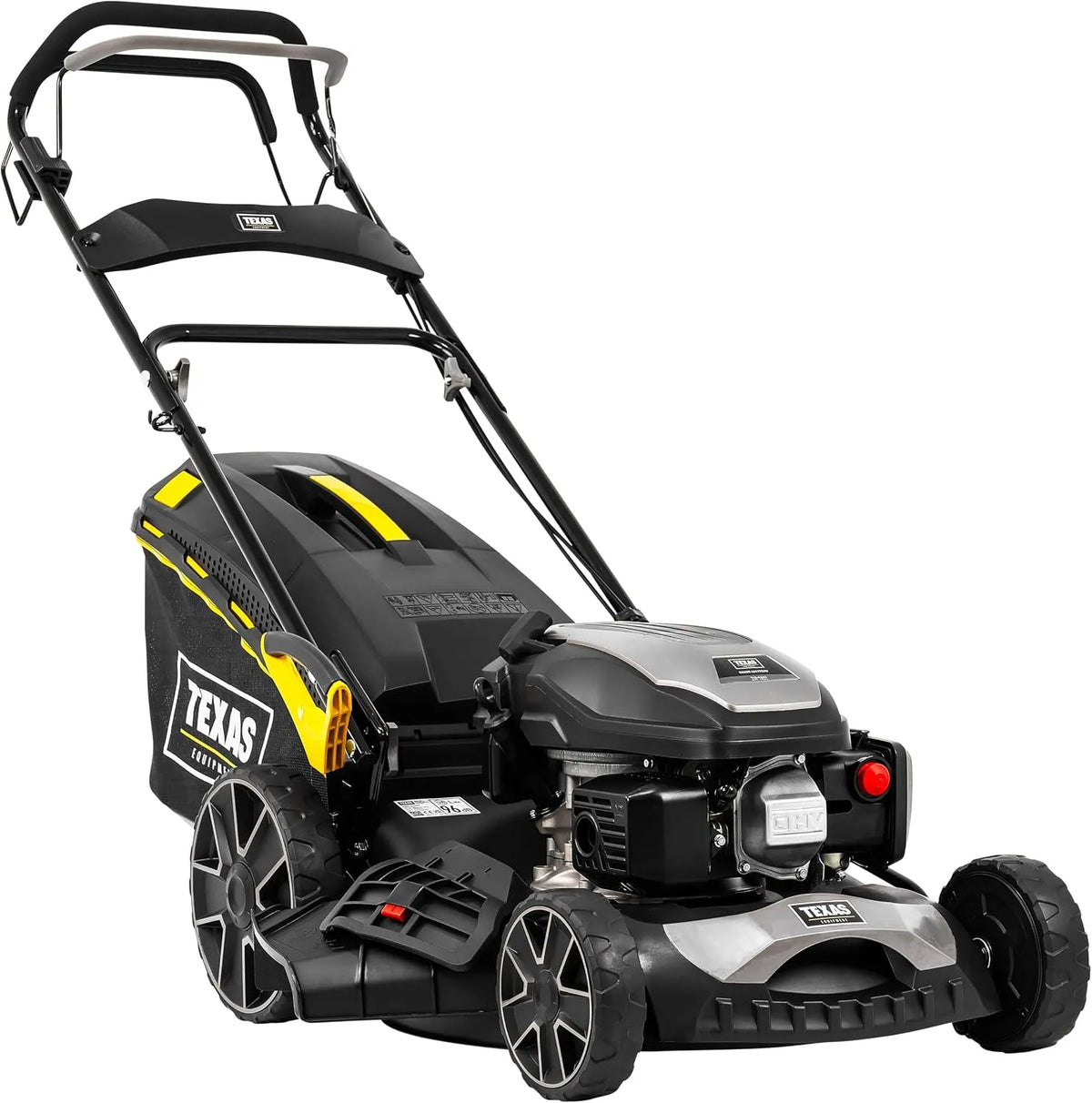Rasenmäher 4611TR/W TEXAS, Razor 4611TR, 46 cm Schnittbreite, 4-Takt Benzinmotor, 2600 Watt Leistung, Fassungsvermögen 65 Liter Fangkorb, Radantrieb