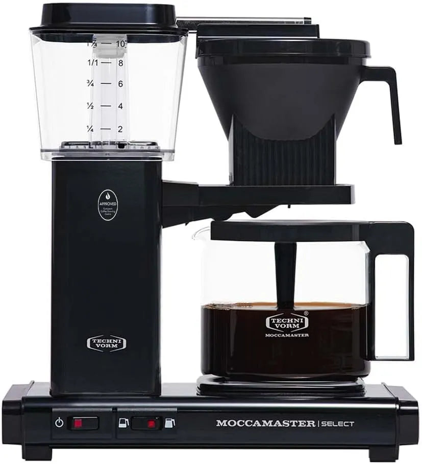 Kaffeemaschine, Fassungsvermögen 1.25L, Moccamaster KBG Select, Filtermaschine Kaffee, Filterkaffee, in Schwarz