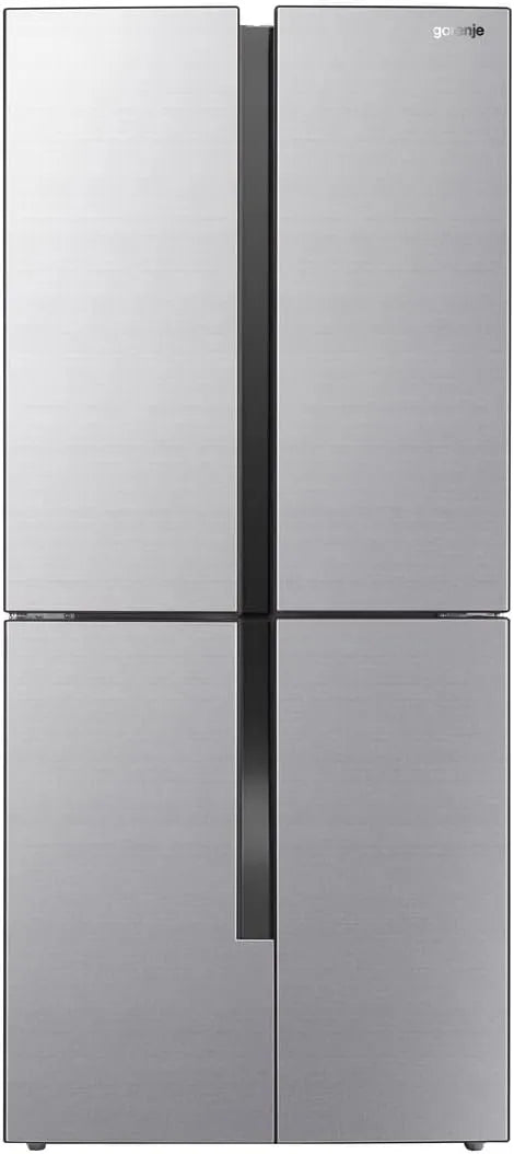 Gorenje Kühl-Gefrierkombination NRM8182MX, Breite 182cm, Fassungsvermögen 394 Liter, MultiFlow 360°, Side by Side, NoFrost Plus, ConvertFreshZone