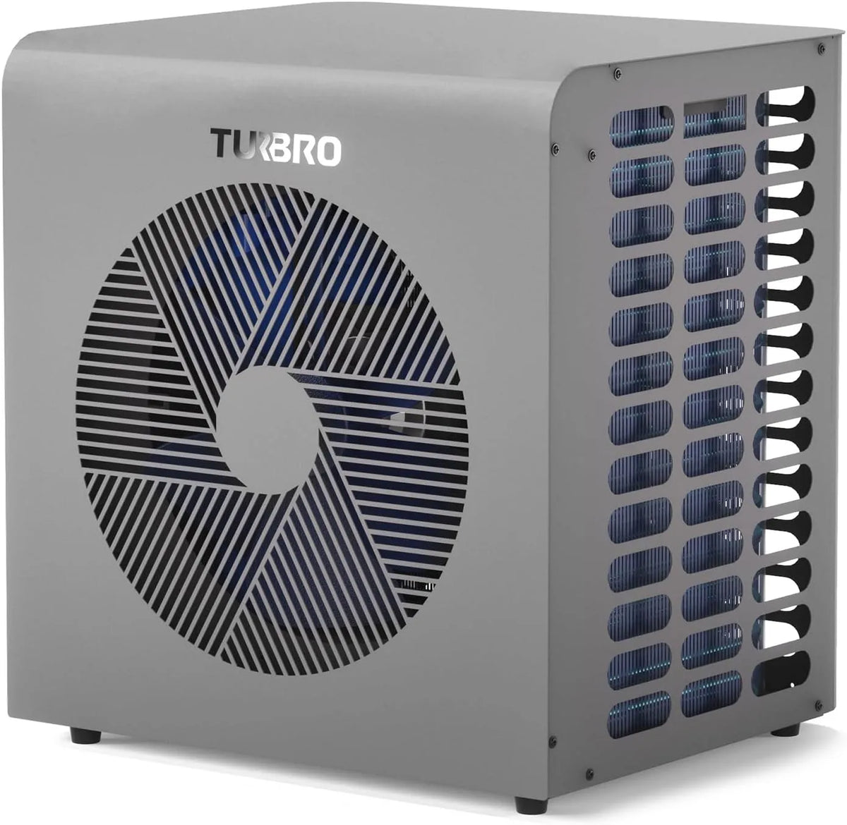 Pool IPX4 220-240V B21V, Bis zu 9,38 COP, TURBRO 6.000 W DC-Inverter Wärmepumpe für Schwimmbecken, Wassergeschützt, Titan-Wärmetauscher, Beluga
