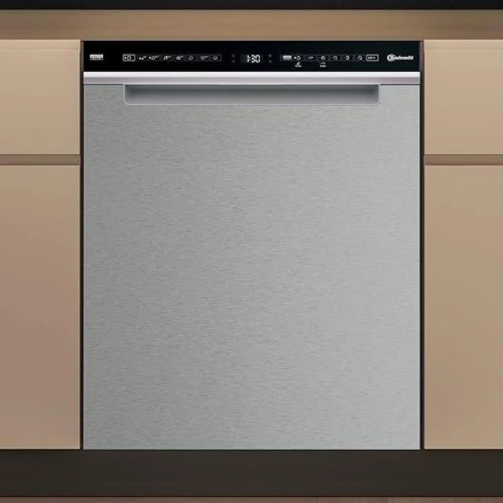 Bauknecht Geschirrspüler B7U HS51 Unterbau-Geschirrspüler/60, Breite 60 CM, 15 Maßgedecke, X Unterbau, PowerClean Pro-Effektive Hochdruckdüsen