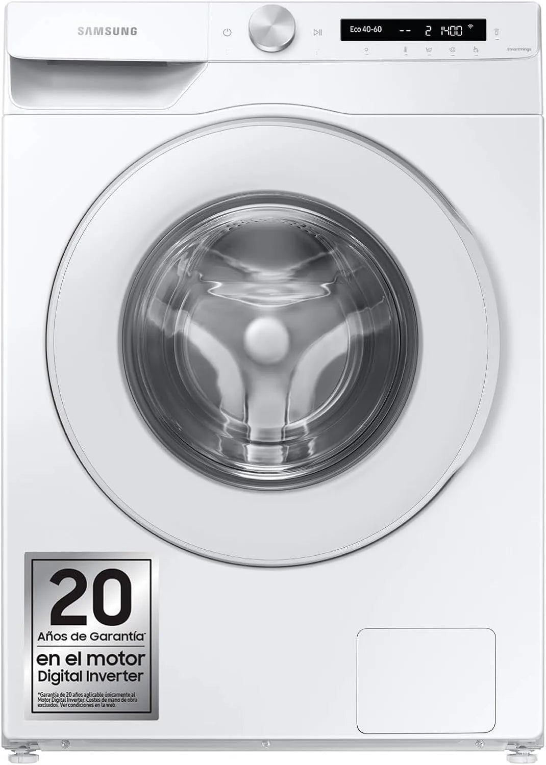 Samsung Waschmaschine WW12T504DTW/S3 1400, Gewicht 12 kg, S3, in freistehender Ausführung, Energieklasse A, Dampf