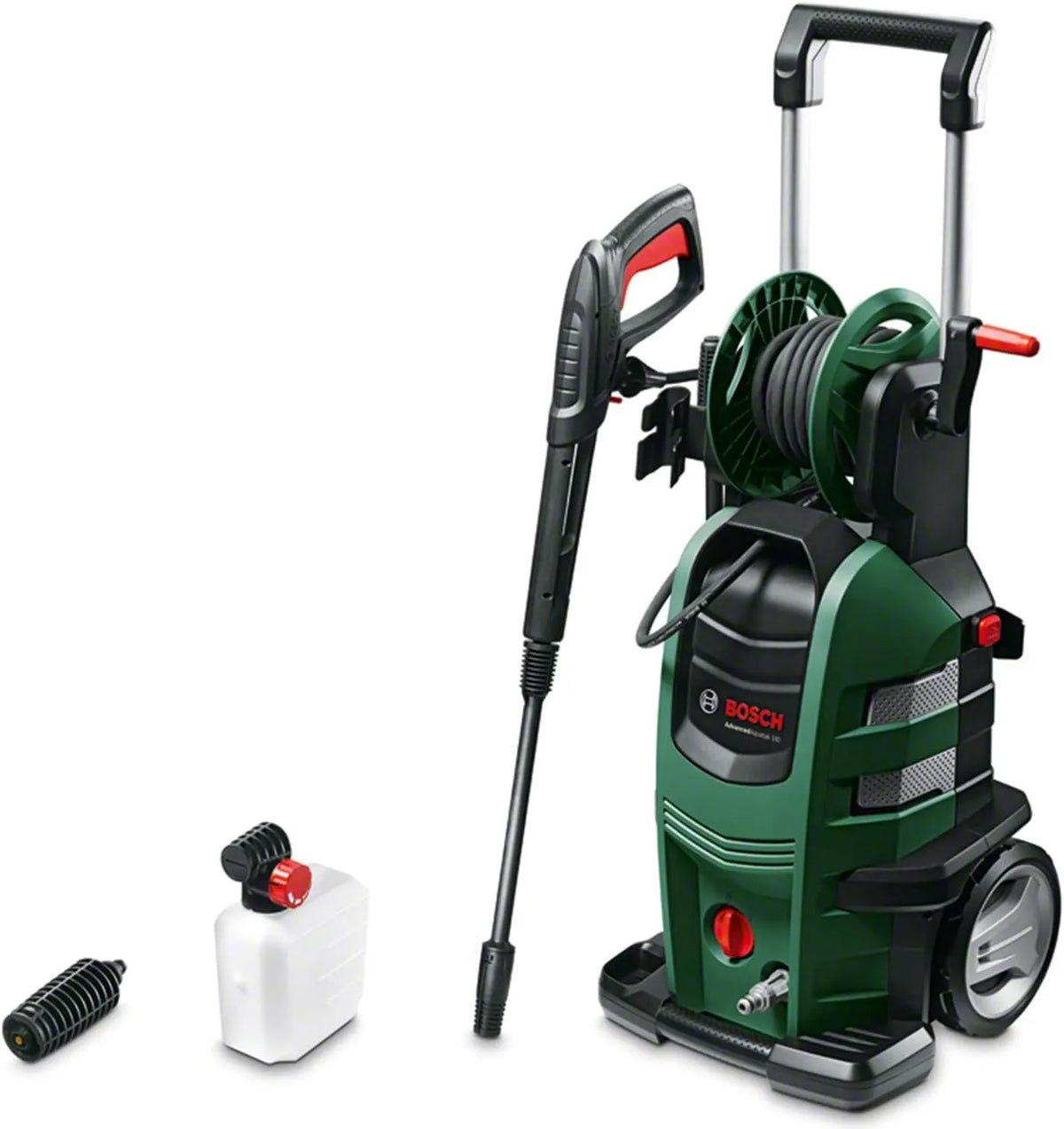 Bosch Hochdruckreiniger, AdvancedAquatak 160, 160 bar, 570 l/h, 2600 Watt, vielseitige Reinigungsmöglichkeiten, kompakte Aufbewahrung