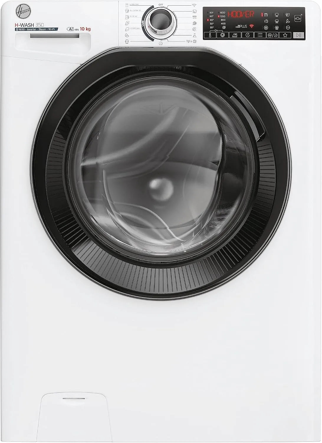 Hoover Waschmaschine H-WASH 350 H3WPS6106TAMB-S, Füllmenge 10 kg, 16 Betriebsprogramme, Eco-Power Inverter-Motor, Energieeffizienzklasse A