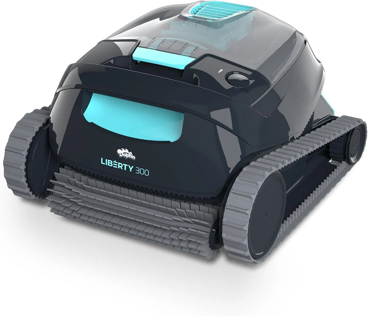 Poolroboter, Boden und Wandreinigung, Dolphin Liberty 300 Automatischer Poolreiniger kabellos, Eingelassene Pools bis zu 10 m, Wasserpflege