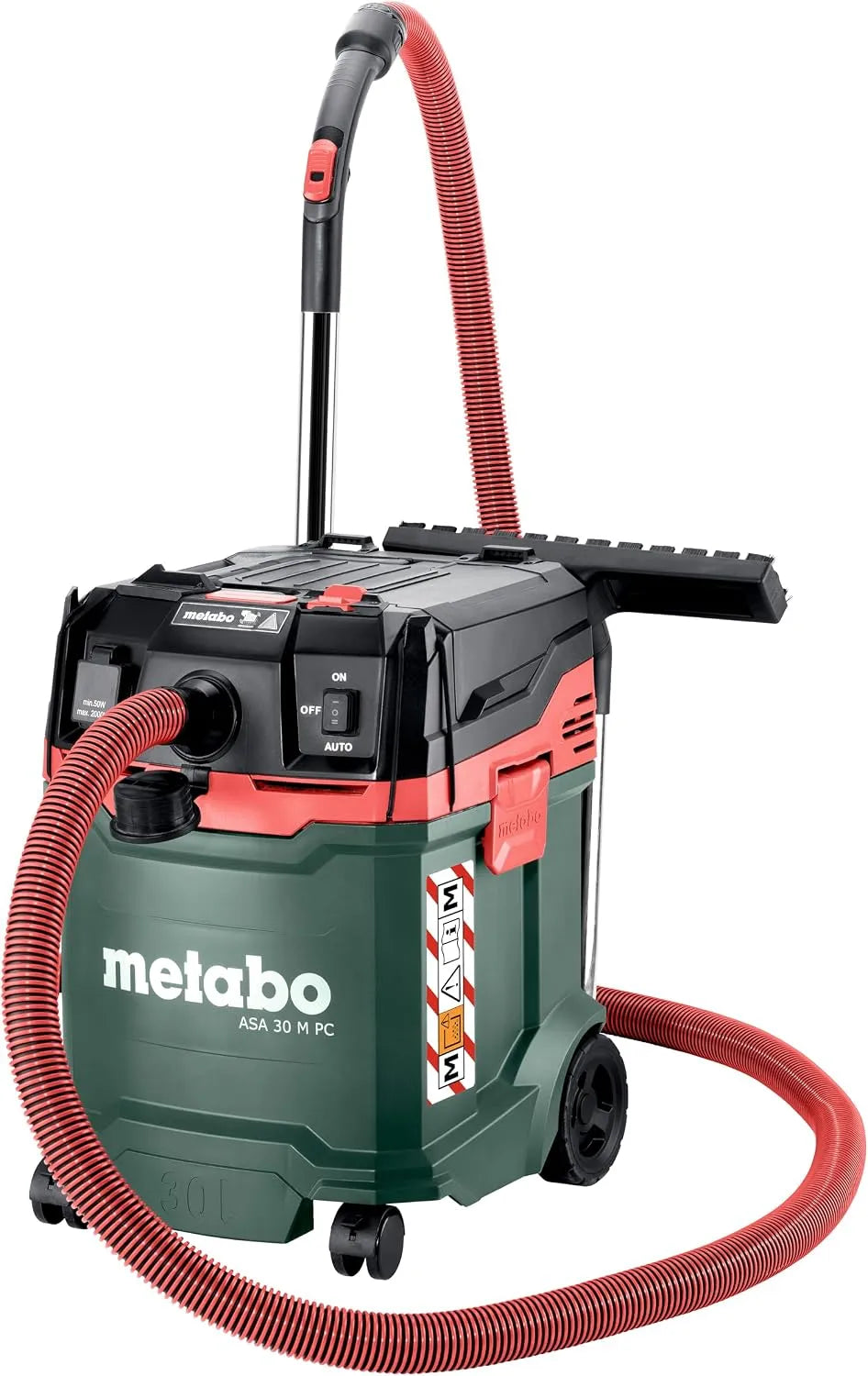 Metabo Nass-/Trockensauger ASA 30 M 602087000, 8 m Kabellänge, PC Allessauger, mit integrierter Filterabreinigung
