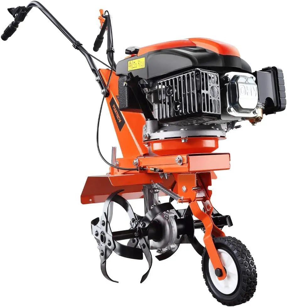 Fuxtec Motorhacke FX-AF1139 4-Takt-Motor 3000, 16 robuste Messer, benzinbetriebene, Arbeitsbreite 36 cm, min