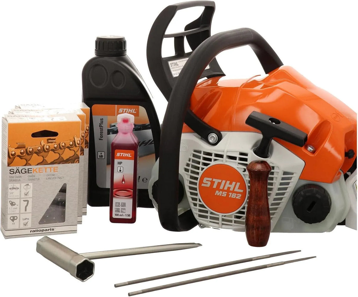 STIHL Motorsäge MS 162 CM/PMM3 1148, Breite 30 CM, PMM3 200 0000, Starterset, Modell CM, mit Zubehör