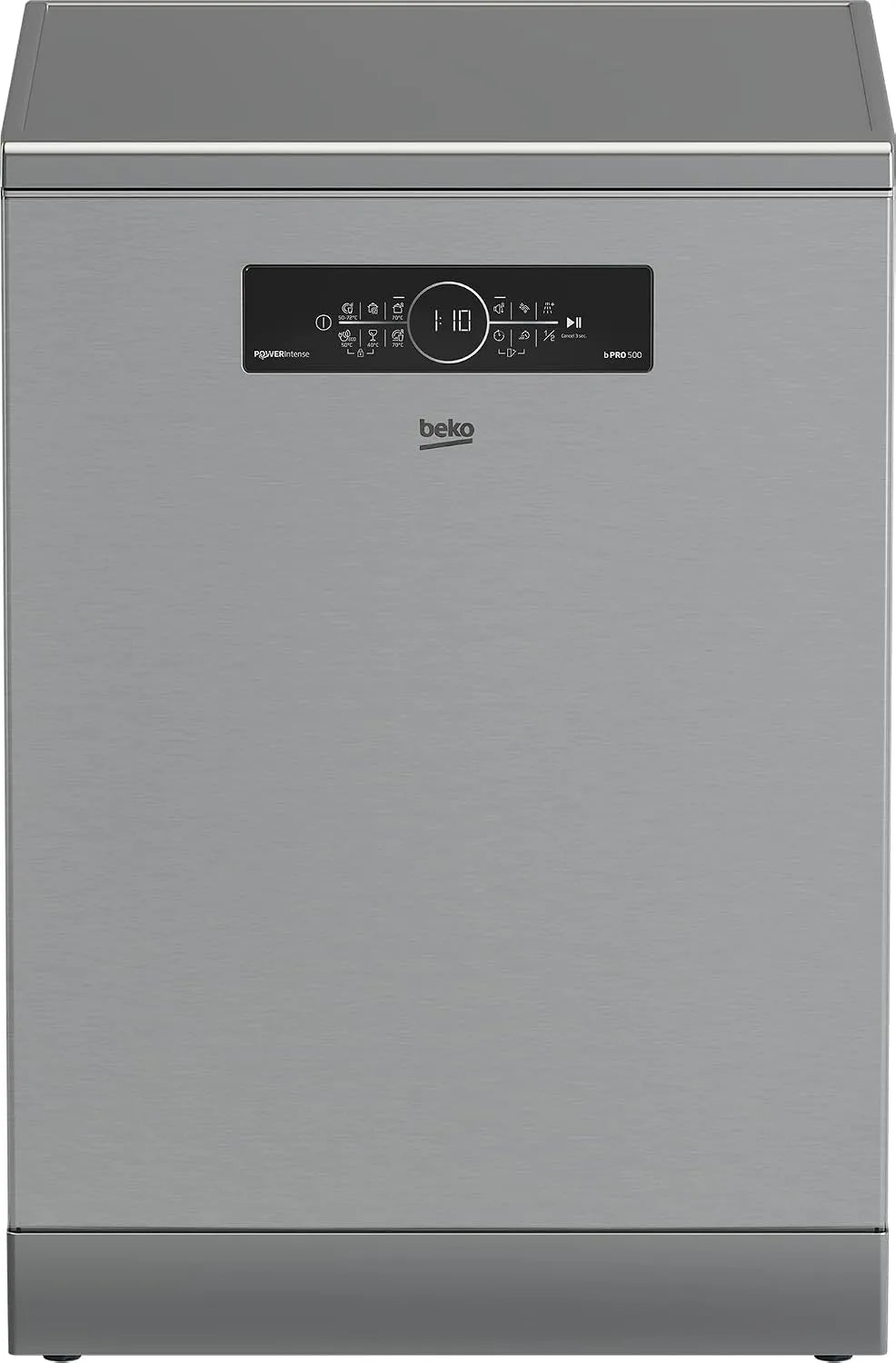 Beko Geschirrspüler BDFN36550XP, Breite 60 cm, für 15 Maßgedecke, 6 Betriebsprogramme, 6 Zusatzfunktionen, 3 Spülebenen, PowerIntense, SilentWash