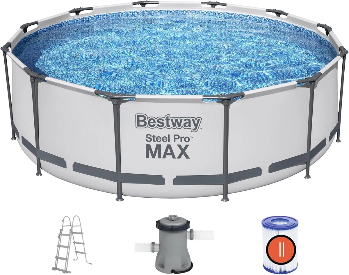 Bestway Pool MAX 12, 3.66m x 1.00m Set, Steel Pro ' x 39.5'