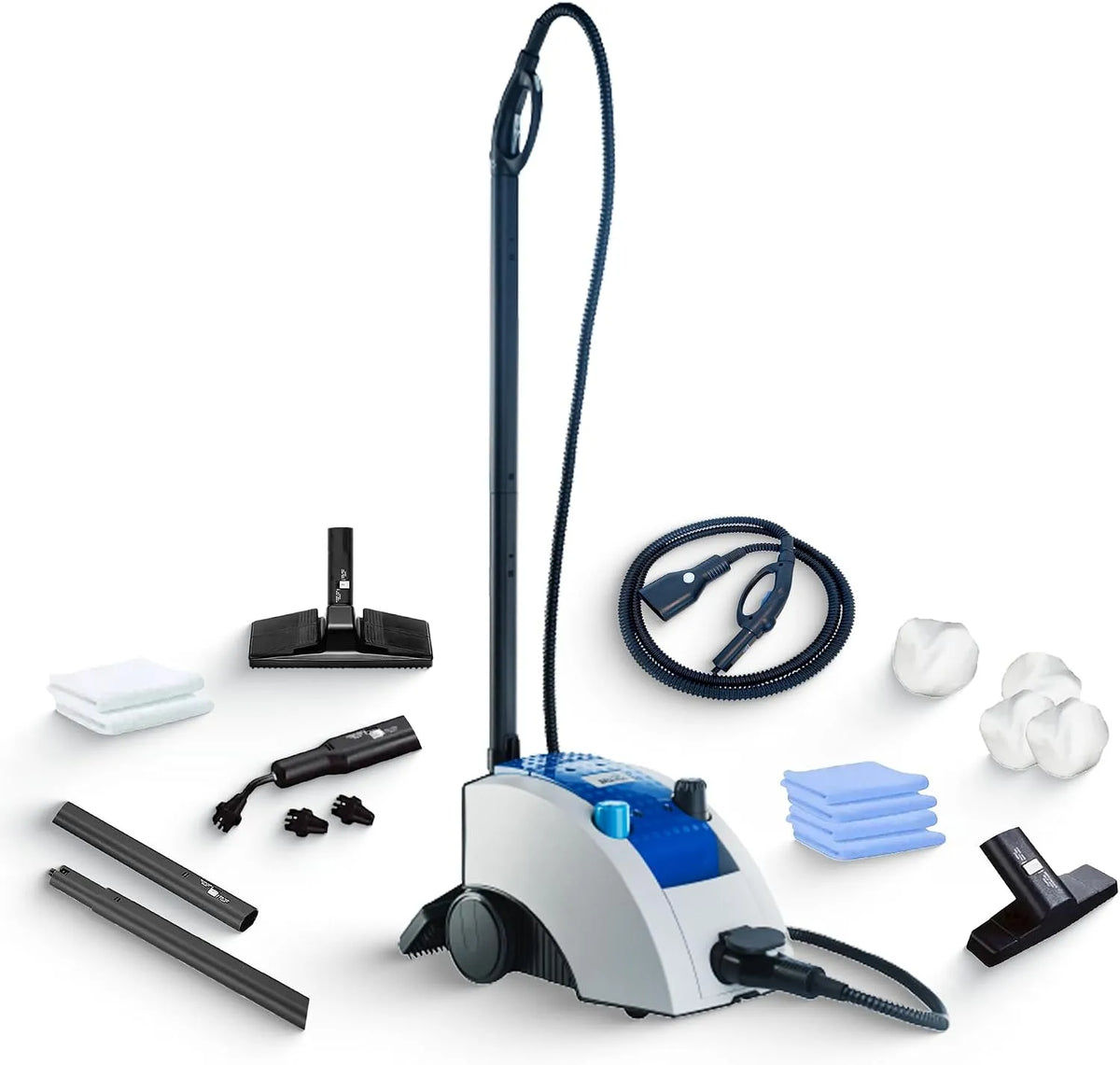 Dampfreiniger, Über 100 Einsatzgebiete & Chemiefrei, 4 bar Druck, Tien Merlin Royal Plus, Dampfdruckreiniger Handgerät, Auto & Haushalt