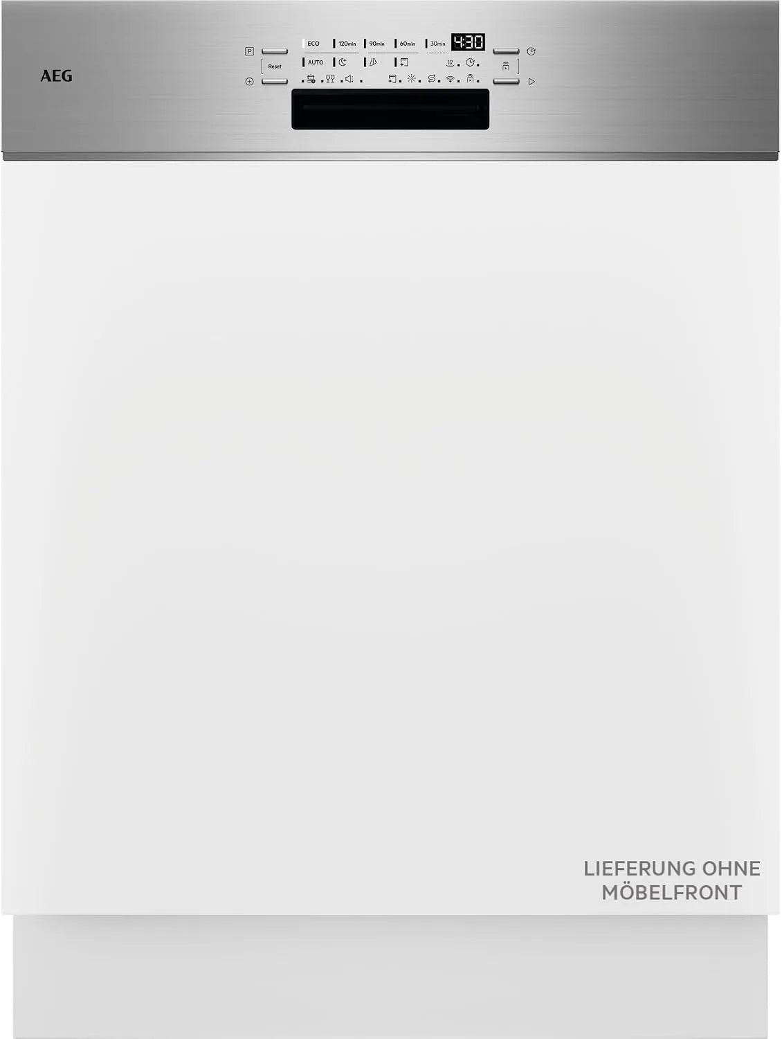 AEG Geschirrspüler AEG 7000 GT7200B1SO, nur 8,4L Wasserverbrauch, Teilintegrierter 7000 60cm, 44dB, flexible Körbe & effiziente Reinigung