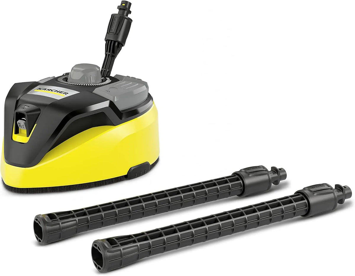 Kärcher Flächenreiniger T-Racer T 7 Plus, Spritzwasserschutz, zwei Flachstrahldüsen, mit Powerdüse und Spüldüse, für große Flächen
