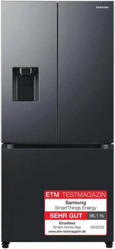 Samsung Kühlschrank RF50C530EB1/EF, French-Door mit Gefrierfach, Breite 178 cm, Fassungsvermögen 495 l, Twin Cooling+, Auto Ice Maker, No Frost+