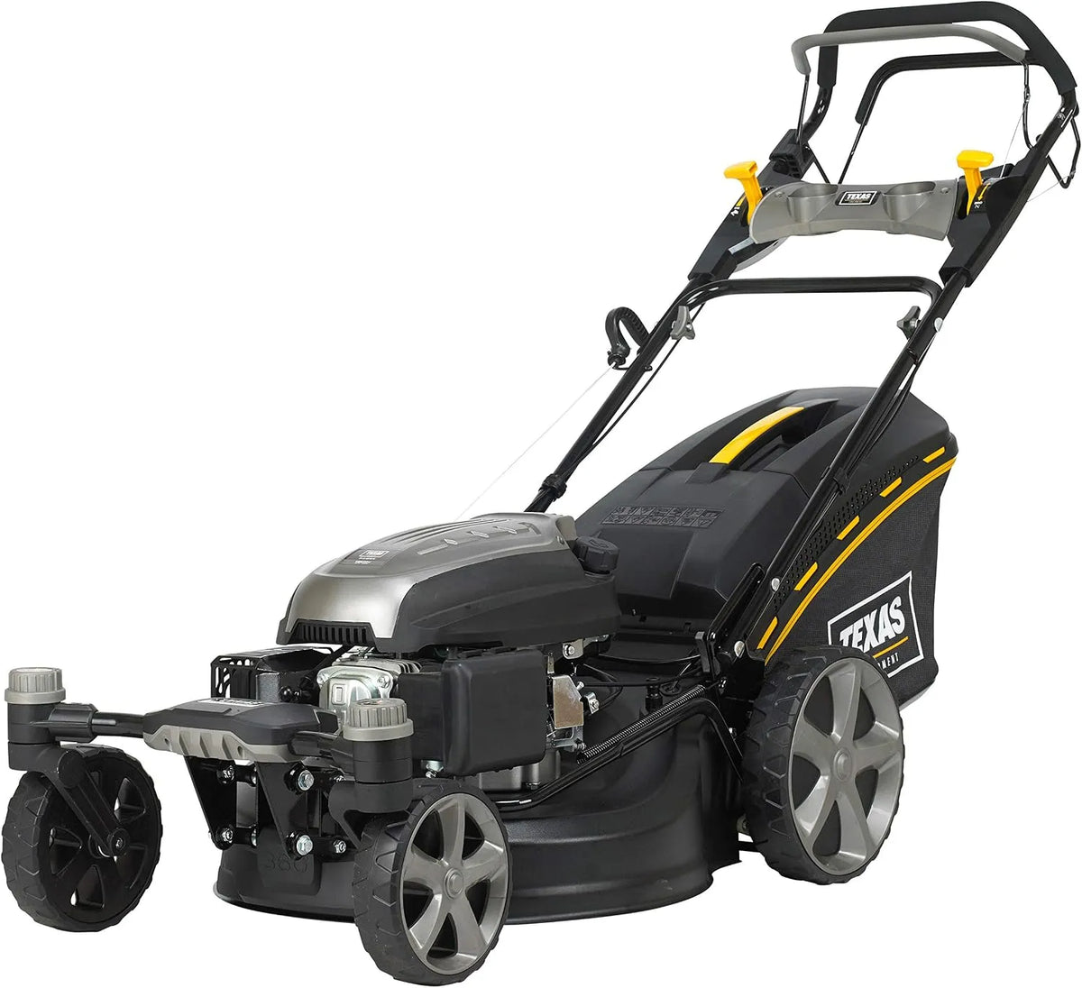 Rasenmäher 5110TR/W 3in1 9PS TEXAS Profi, 196cm³, Breite 51cm, Modell 5110TR, sehr wendig, Benzin mit Antrieb Radantrieb Hochgrasmäher ZT 5110TR