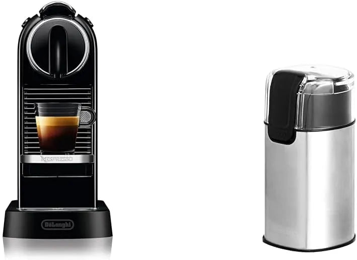 Nespresso De'Longhi Kaffeemühle EN167.B, Leistung 1260W, mit Hochdruckpumpe, Edelstahl, Fassungsvermögen 1liter,37.4 x 11.9 x 25.5 cm, Elektrische