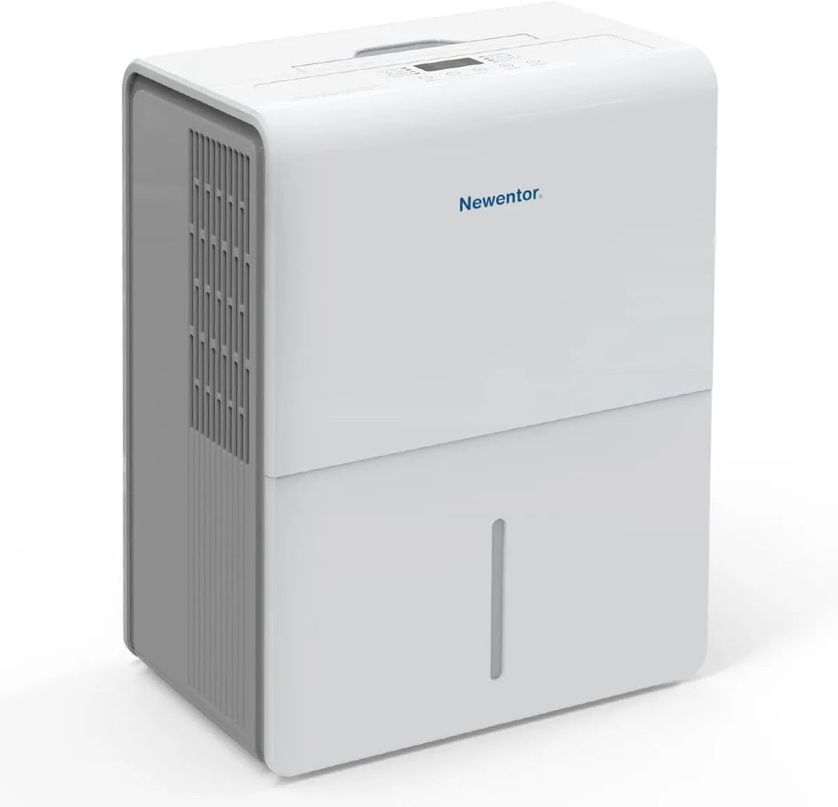 Luftentfeuchter 215m³/80m Newentor, Fassungsvermögen 25L, Mit 1M Ablaufschlauch &Abnehmbarem Filter, 25L/24h, Für 215m³, 80m² Räume, 10 J. Gar., Bad