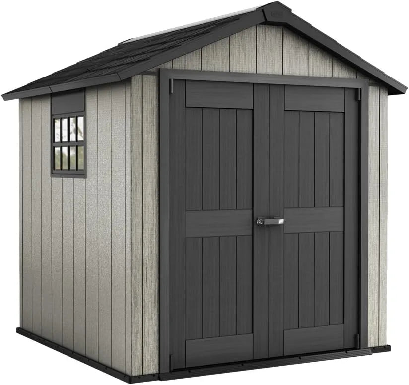 Keter Gerätehaus Ondis24, Beige, 757 abschließbar Schuppen für Garten 8400 Liter Winterfest
