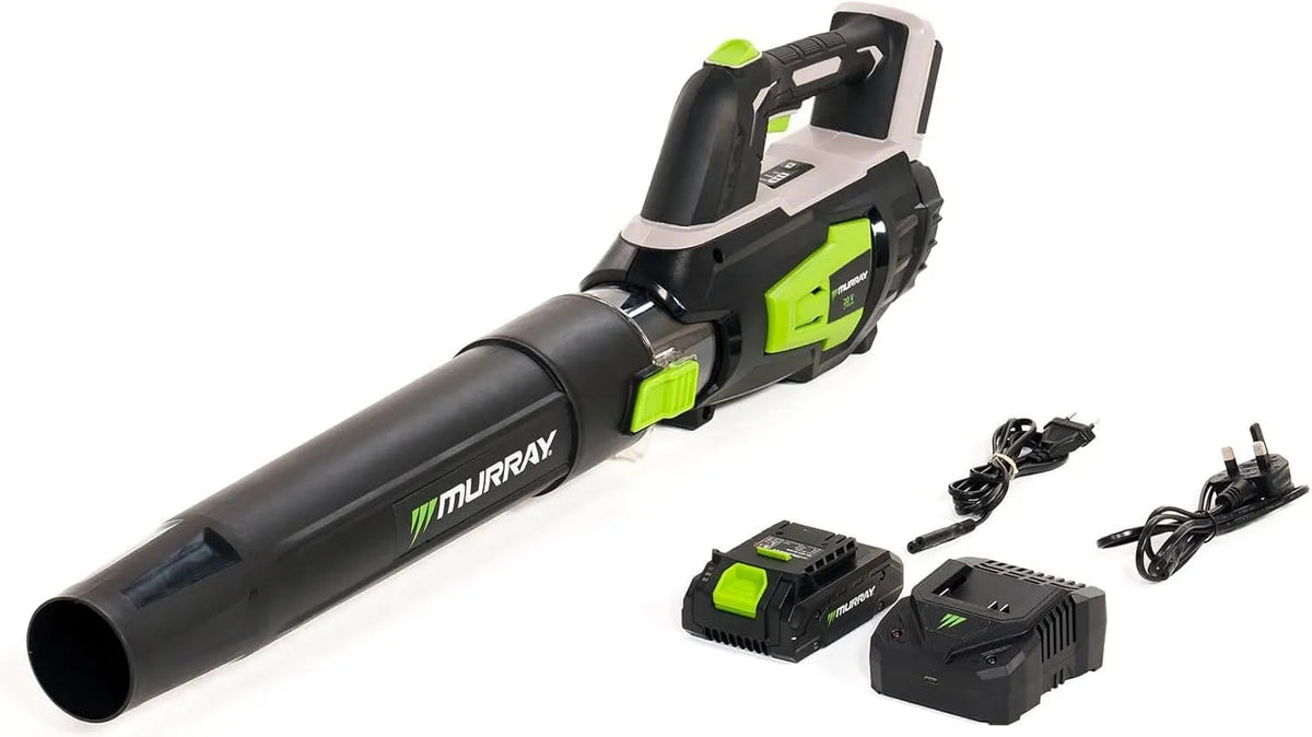 Modell Laubgebläse 4Ah Li-Ion MU-BAT-B144-KIT Murray Kabelloses, Drehzahl 16.000 U pro min, Kompakte 2,1 kg, Gehwege und Einfahrten
