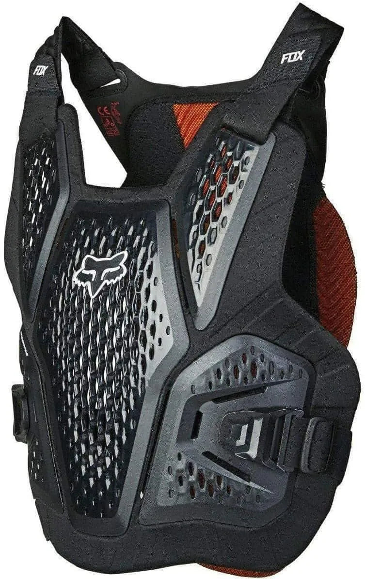 Modell D3O Fox Racing, Unisex-Erwachsene, Motocross Mountainbike Brustschutz, Flexibel, Raceframe Impact SB CE, für Herren und Damen, Impactschutz