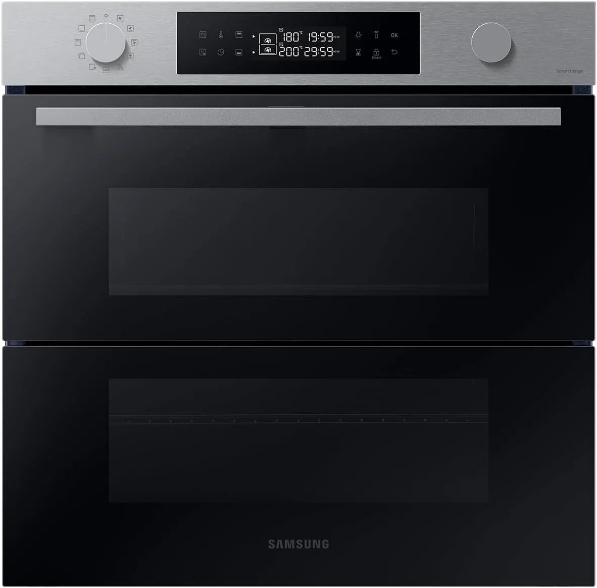 Samsung Backofen NV7B4550VDS/U1, Serie 4, U1 Dual Cook Flex Pyrolyse Edelstahl