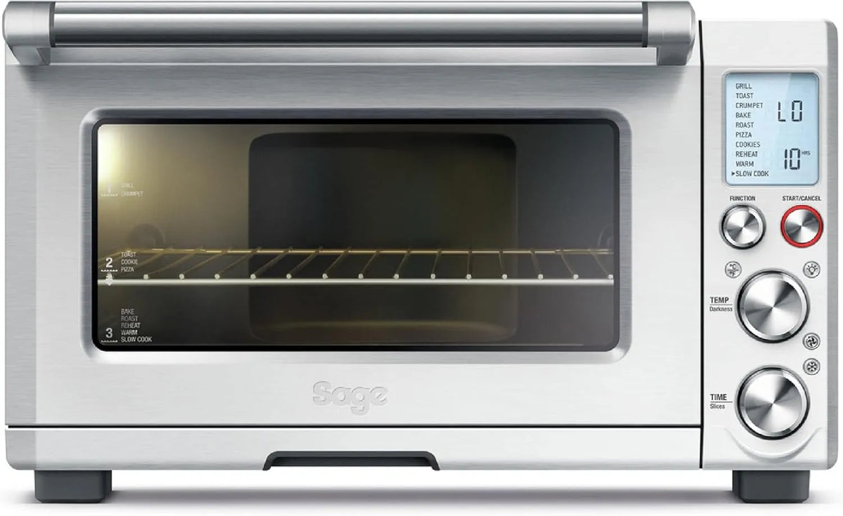 Sage Backofen, Minibackofen mit 10 Kochfuntkionen, 2400 Watt, 30cm Pizza, The Smart Oven Pro, Schnelleres Kochen, Backen, Braten, Garen
