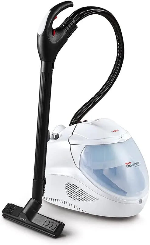 Polti Dampfreiniger FAV30, Gesamtleistung 2450 W, Doppelfunktion, Weiß, Vaporetto Lecoaspira, und Staubsauger mit Wasserfilter, Sicherheitsverschluss