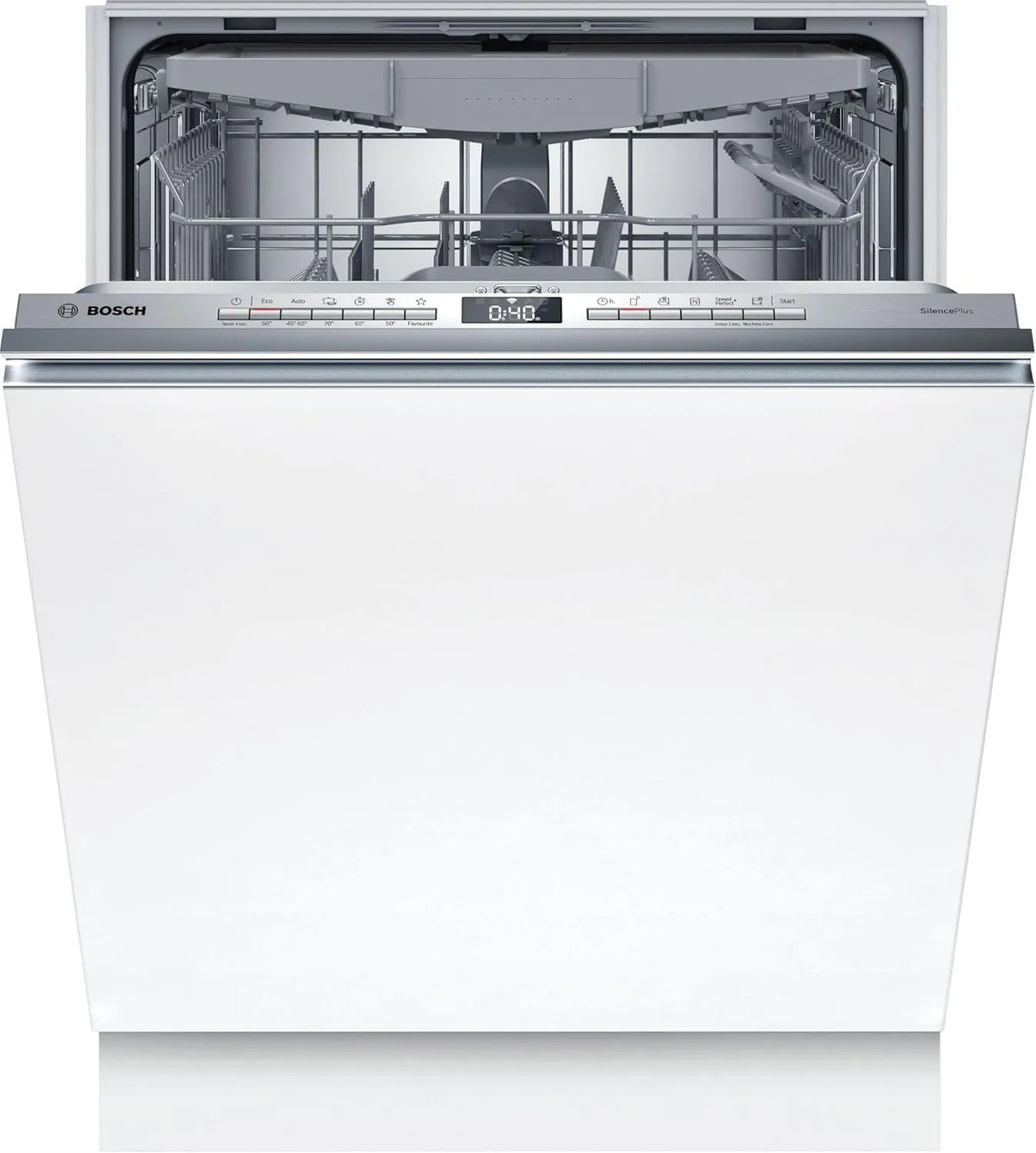 Bosch Geschirrspüler SBV4EVX08E, Serie 4, Smarter XXL Vollintegriert 60 cm, Spülmaschine mit Programmassistent, ckschublade, sehr Leise, Rackmatic