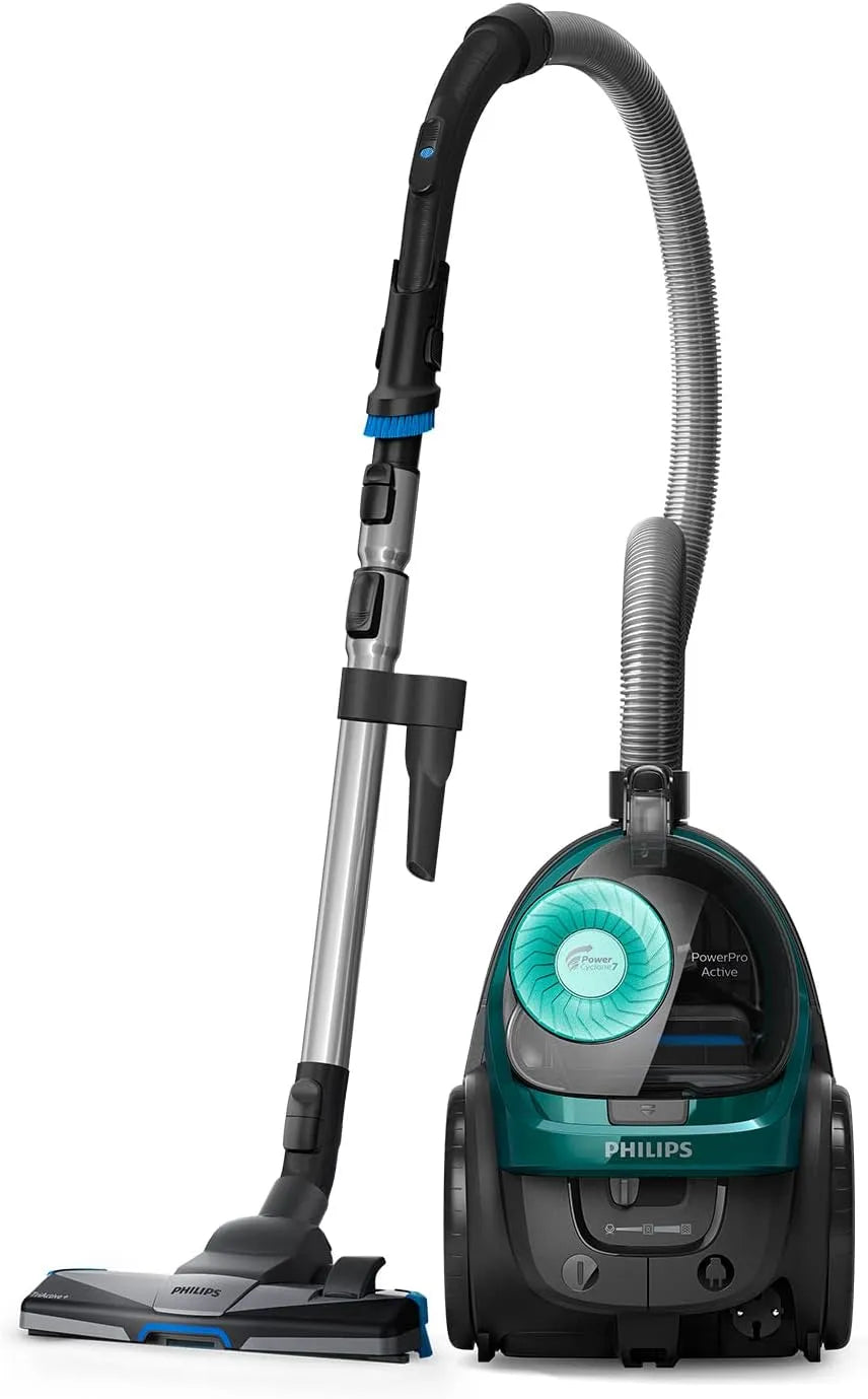 Philips Staubsauger FC9555/09, PowerPro Active beutelloser, Leistung 650 W, Fassungsvermögen 1,5 L Staubvolumen, Hartbodendüse