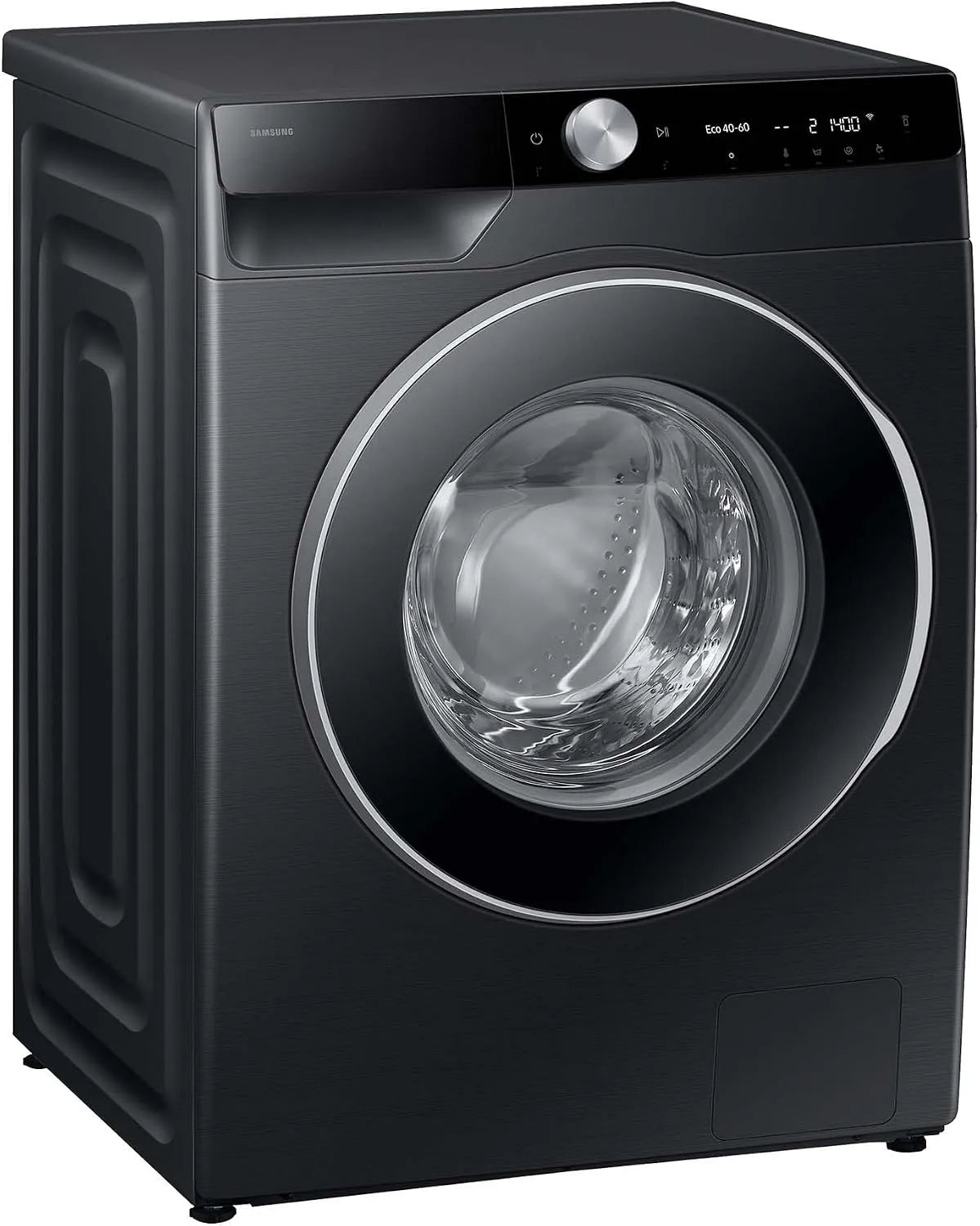 Samsung Waschmaschine WW90DG6U25LBU2, 1.400 U, SuperSpeed 39 Min, Extra energiesparend, AI Ecobubble, in Schwarz, Gewicht 9 kg, 10%, EEK: A