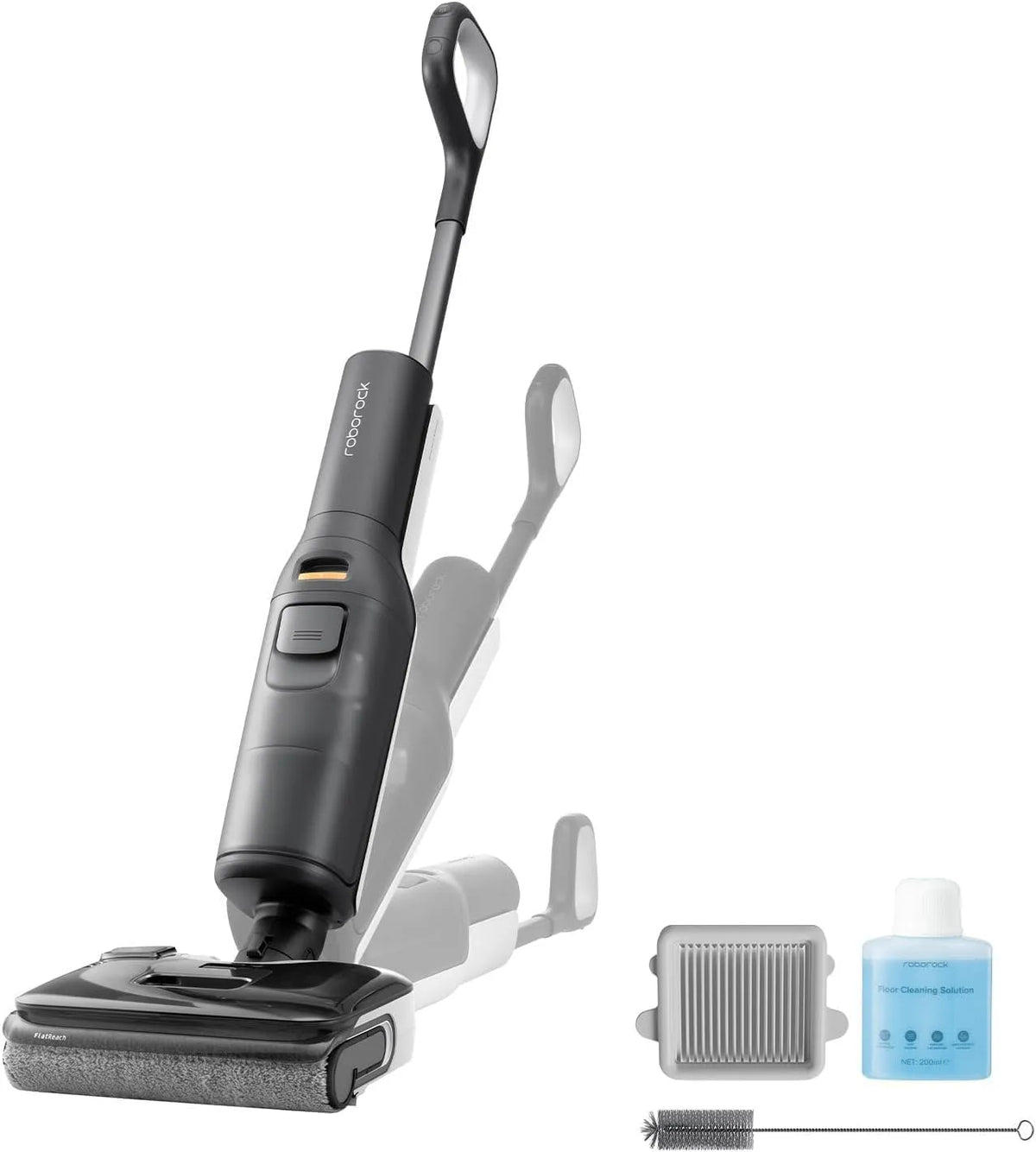 Roborock Nass- und Trockensauger F25, 180° Lay-Flat Saugwischer, 60 Min Laufzeit, Wischsauger Kabellos, 20.000 Pa Staubsauger, LT