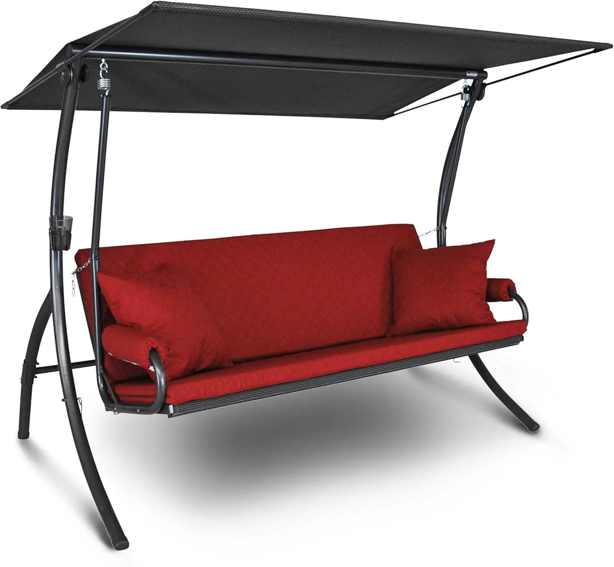 Bett, Angerer Hollywoodschaukel Elegance Joy, inklusive -Funktion, Gartenschaukel Made in Germany, Schaukel zum Sitzen, Liegen und Entspannen