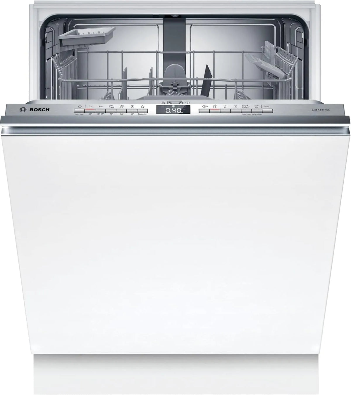 Bosch Geschirrspüler SMV4HAX07E, Serie 4, 13 Gedecke, Breite 60 cm, Einbau, leise, Home Connect, weiß