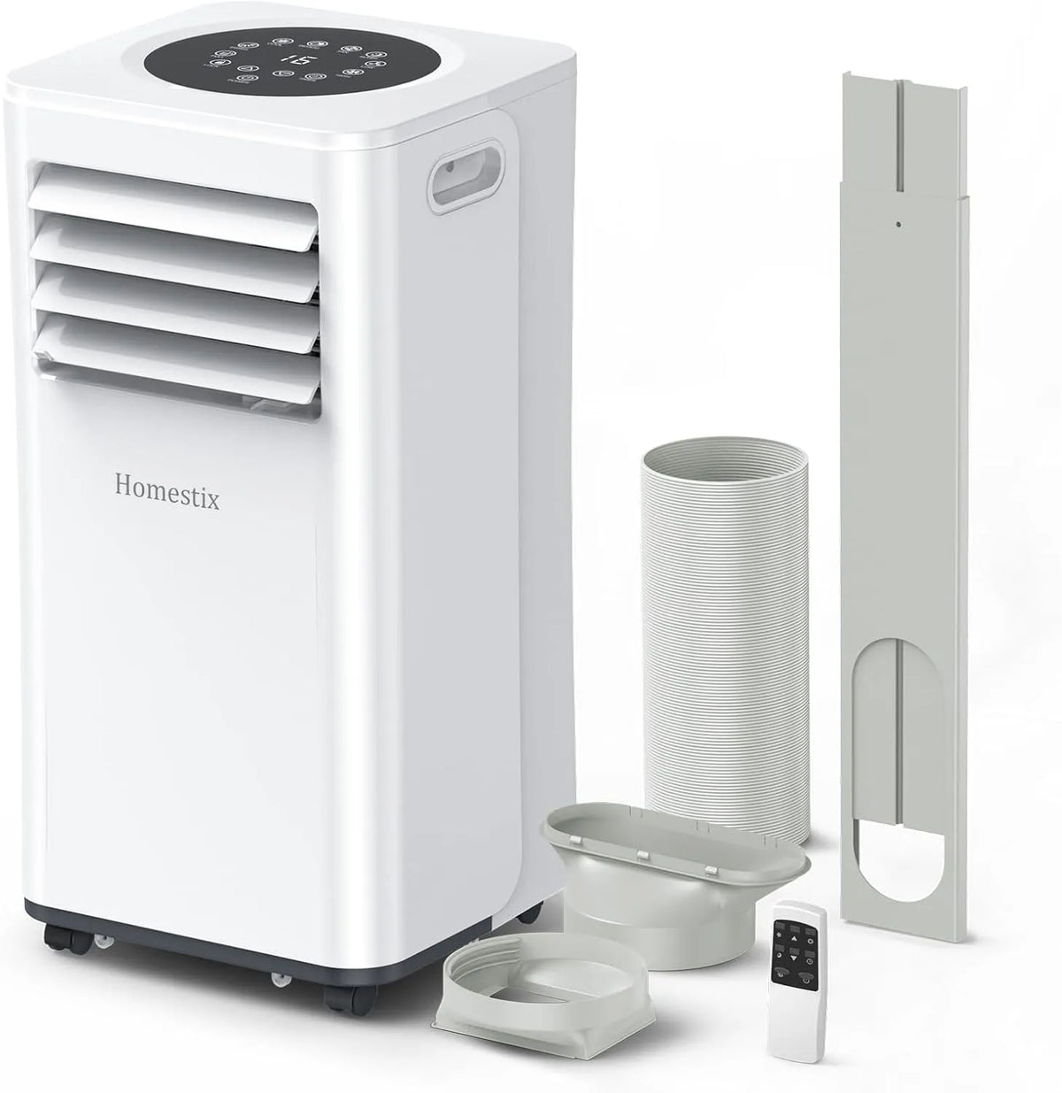 Klimaanlage 24h-Timer, Mobil 9000 BTU, Mobile 4-in-1, Kühlung, Entfeuchtung und 2-Stufiger Belüftung, Kühlfläche bis zu 88 m³, 33㎡, Digitalanzeige