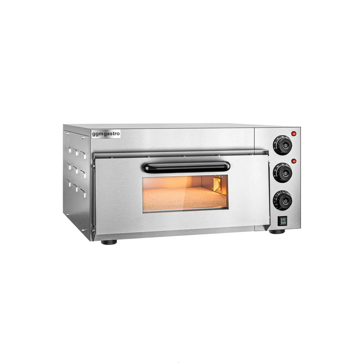 Modell PEKG20 GGM Gastro, Maße 4x 20cm, Elektro Mini Pizzaofen, Manuell