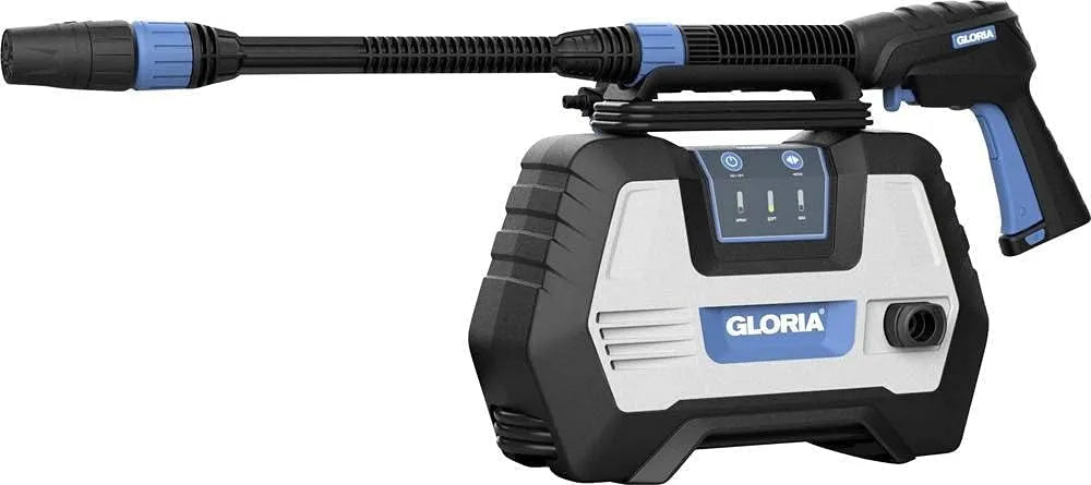 Hochdruckreiniger, 120 bar max. Pumpleistung, 4-in-1 Düse, 6m Schlauch, Nutzbar als Schaumpistole, Bürste, GLORIA MultiJet 230 V, 3 Druckstufen