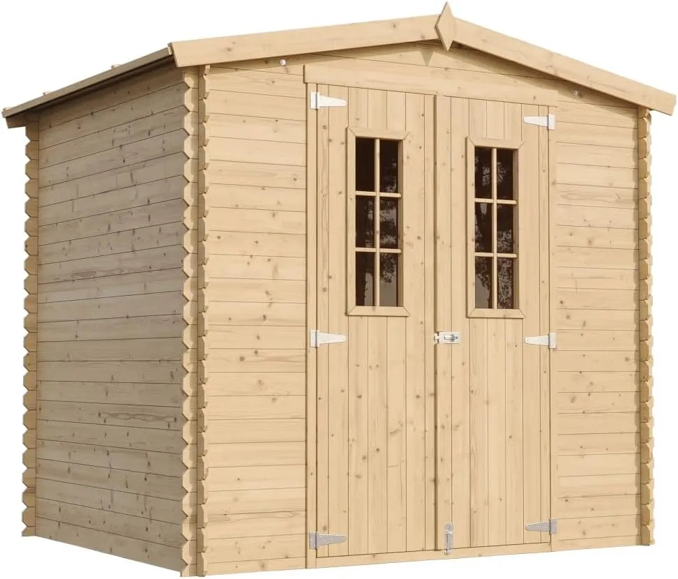 Gartenhaus M369C B236xL226xH218, Gartenschuppen Holz cm, Fahrrad Schuppen, 4.33 m2 Lagerschuppen für Garten, Wasserfestes Dach, TIMBELA