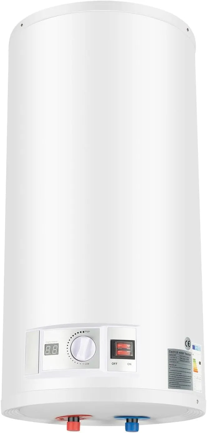 Warmwasserbereiter, Digitale Tank Wassererhitzer 25-75°C 2000W, Fassungsvermögen 80L, Weiß
