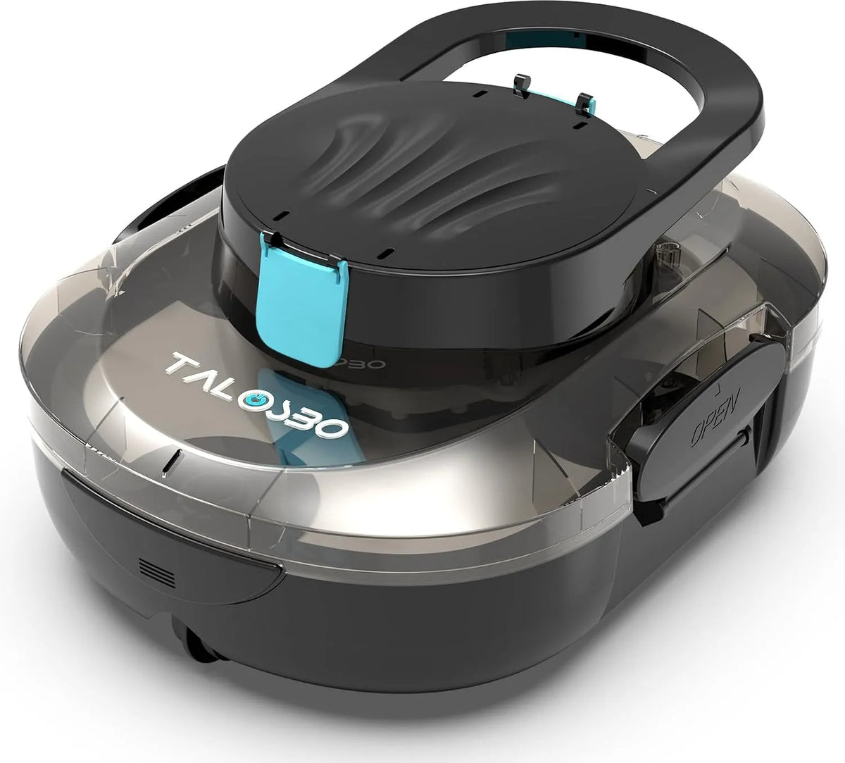 Poolroboter, Pleco S1 Akku, 80 Min Reinigungszeit, 2,5 Stunden Ladezeit, Leichter Poolsauger mit Dual-Antriebsmotoren