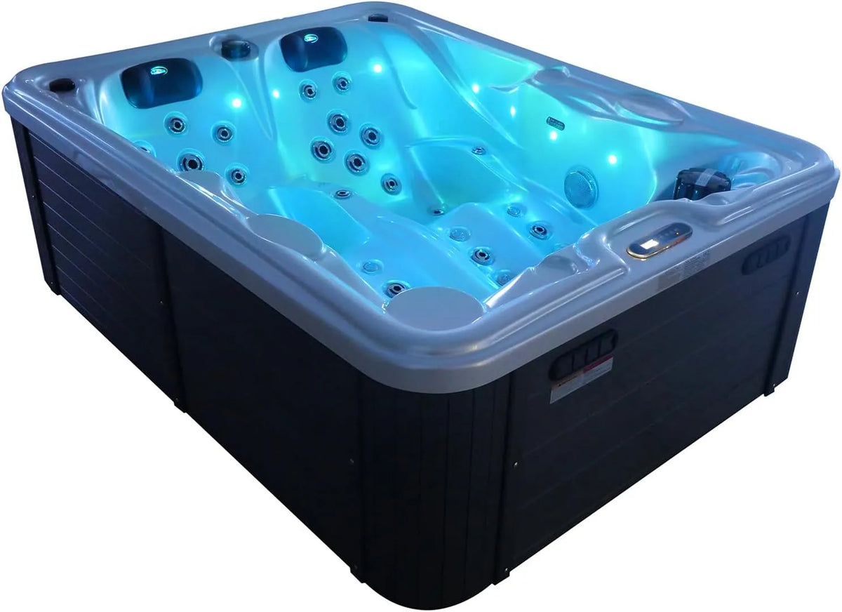 Whirlpool Tronitechnik Outdoor, 2 Personen, 46 Massagedüsen, Fassungsvermögen 2 Liegeplätze, Fassungsvermögen 620 Liter, aus hochwertigem Sanitäracryl
