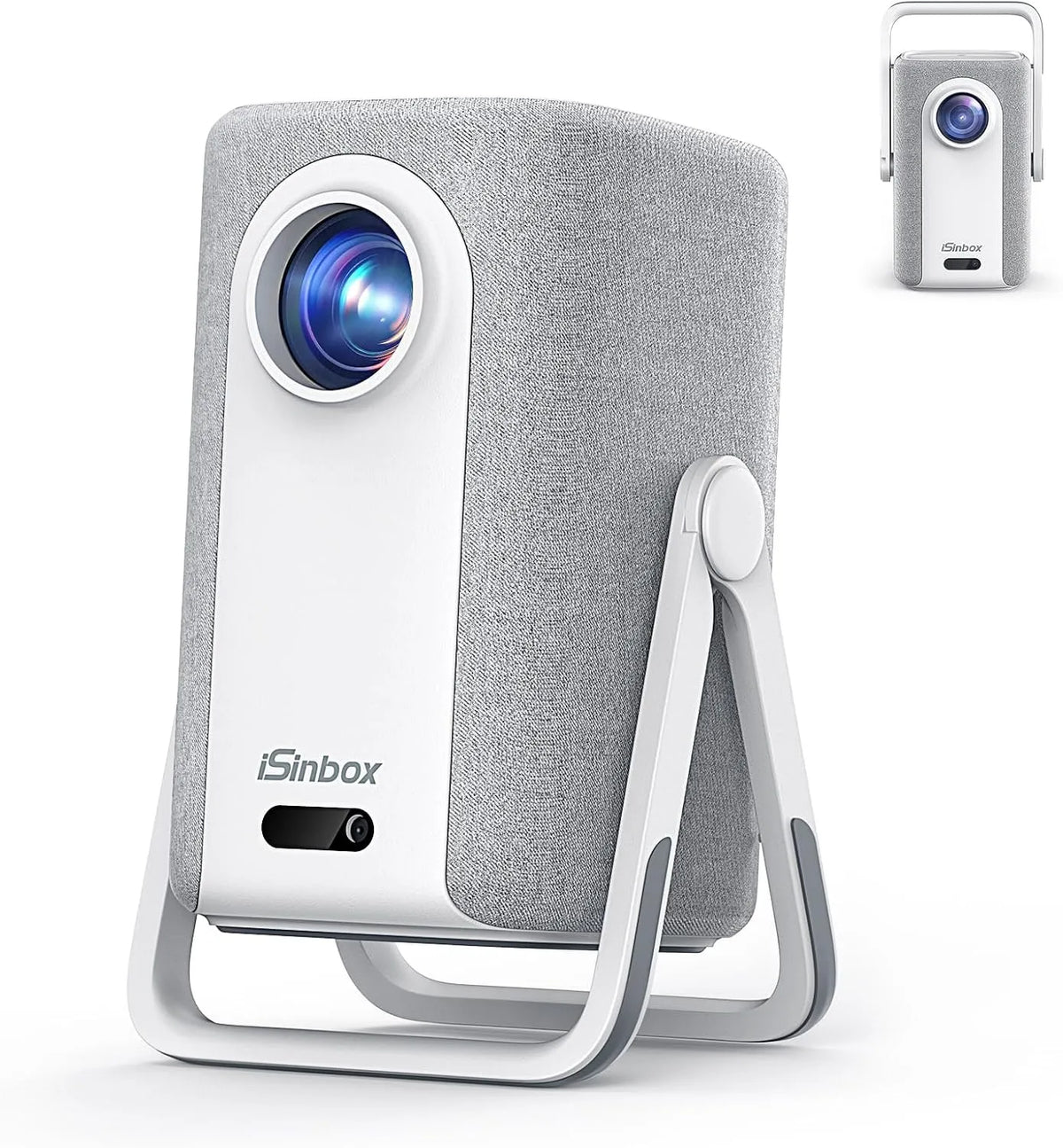 Beamer 4K mit Netflix 1200ANSI HDR10+, WiFi 6＆ Bluetooth 5.4, Smart projektor mit Dolby Audio, Dual-Mode Standfuß, Autofokus & Trapezkorrektur