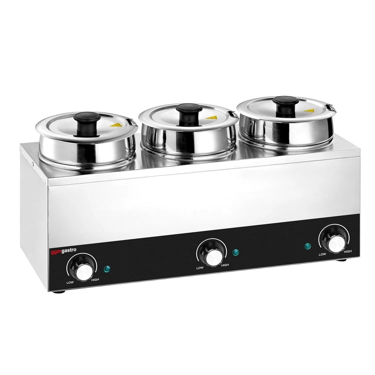 Modell BHPV35-3 GGM Gastro, Fassungsvermögen 10,5 Liter, 450 Watt, Bain-Marie, Hotpot