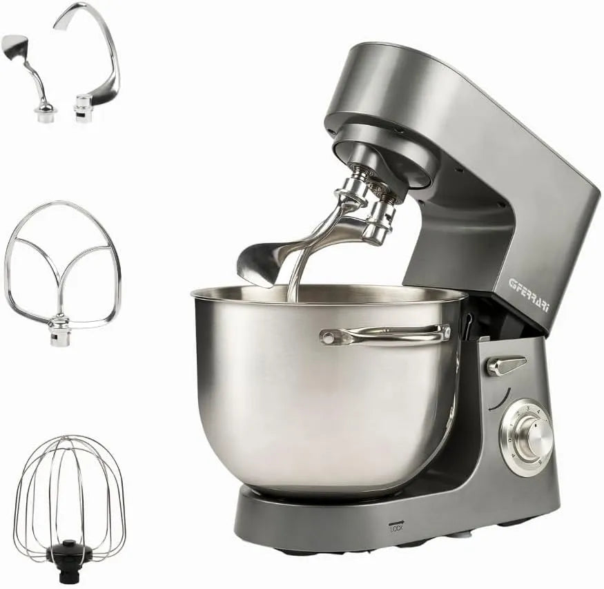 G3 Ferrari Pastaio Come Hand Planetary Knetmaschine G20164, Leistung 1800 W, Fassungsvermögen 8 Liter, 8 Geschwindigkeitsstufen, Doppelhaken
