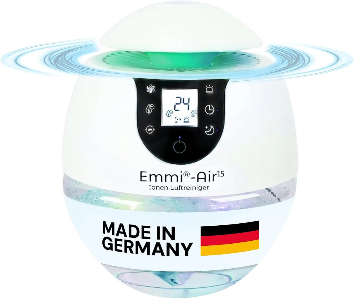 Luftreiniger emmi-AIR, Pollen & Gerüche I für Allergiker I Energieeffizient & Wartungsfrei