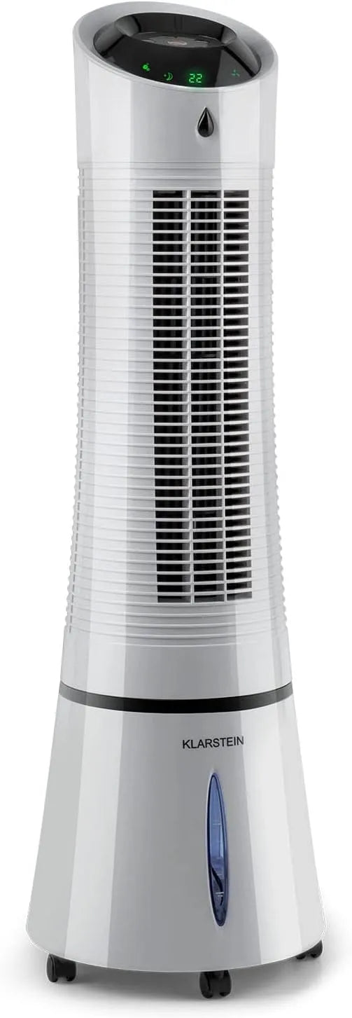 Klarstein Luftreiniger, Mobile Klimageräte Luftkühler 6L, 5-in-1 Verdunstungskühler, 45 Watt Air Cooler, 180 m³/h Luftstrom, Luftbefeuchter